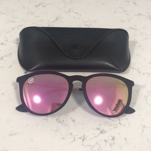 Brand new pink Blender sunglasses (Never worn).